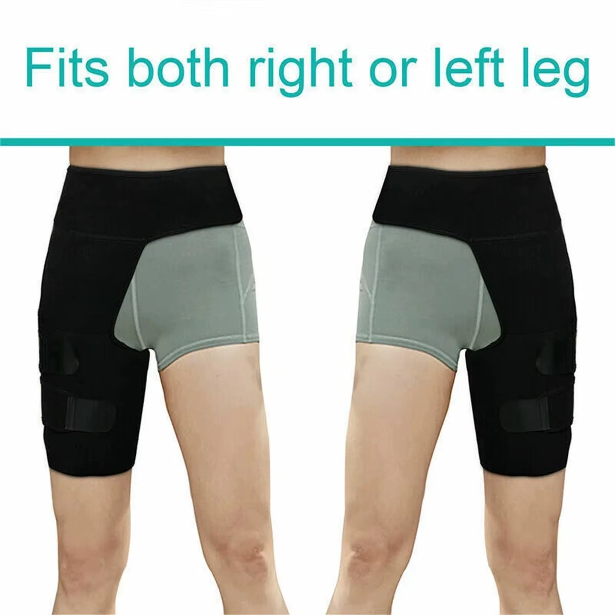Hip Brace Thigh Compression Sleeve, Hamstring & Groin Compression Support Wrap for Hip Pain Relief, Sciatica,Quad Muscle Strains