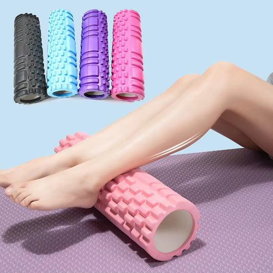 Mini Foam Roller Yoga Column Gym Fitness Pilates Foam Roller Exercise Back Massage Roller Body Stretching Fitness Massage 25.5Cm