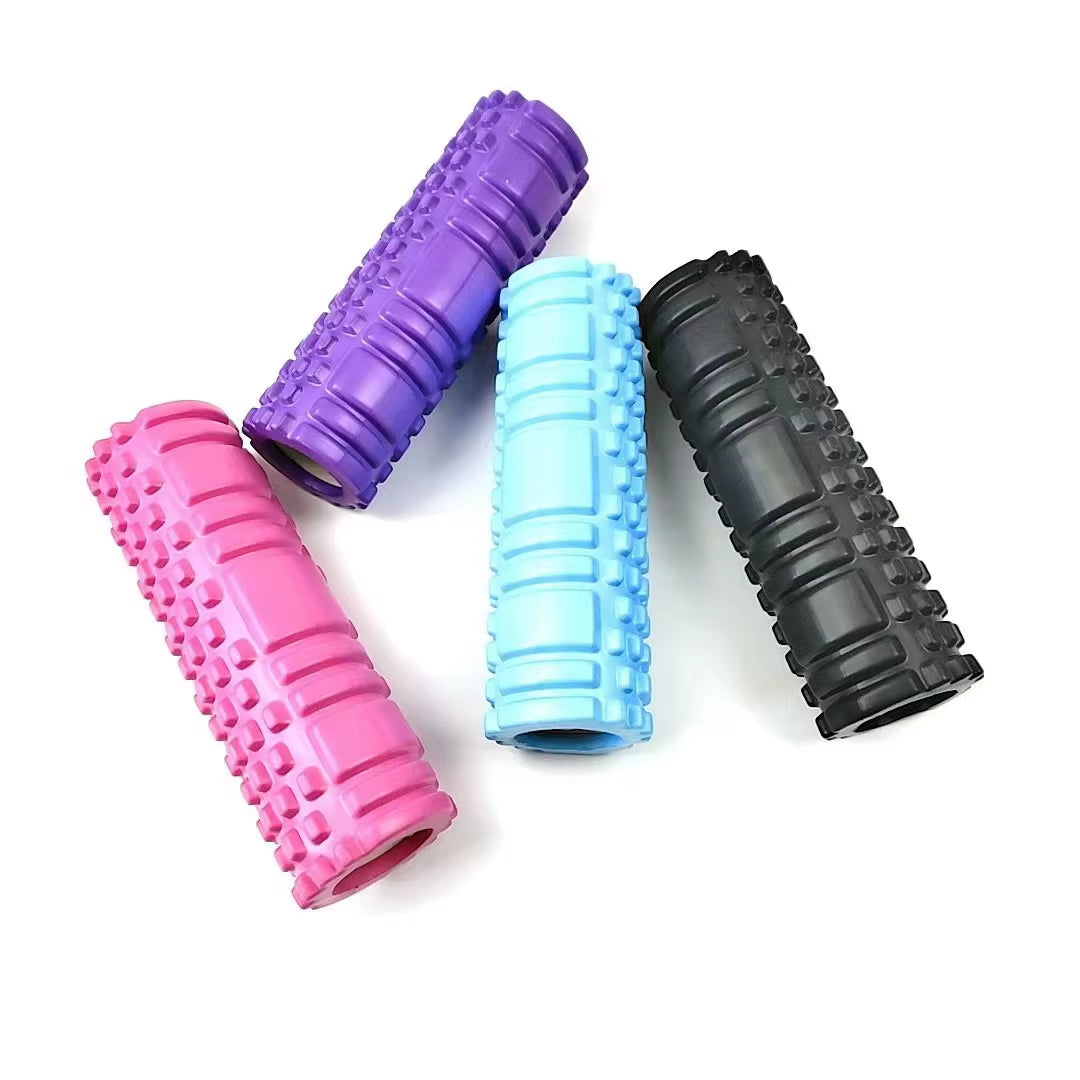 Mini Foam Roller Yoga Column Gym Fitness Pilates Foam Roller Exercise Back Massage Roller Body Stretching Fitness Massage 25.5Cm